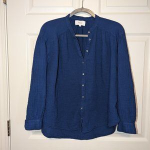 Xirena Atlee Button Up Blue